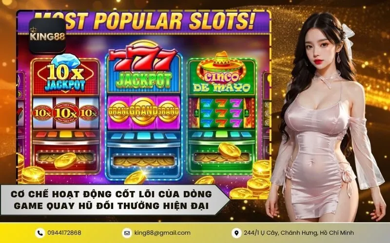 Cơ chế hoạt động cốt lõi của dòng game quay hũ đổi thưởng hiện đại