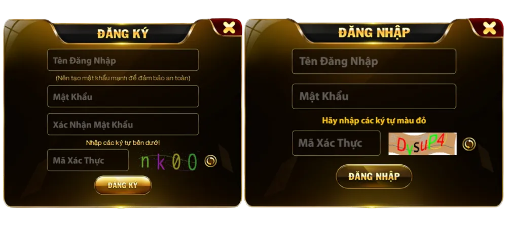 đăng ký và đăng nhập