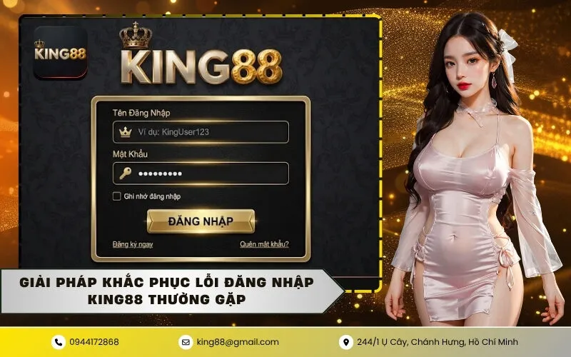 Giải Pháp Khắc Phục Lỗi Đăng Nhập KING88 Thường Gặp