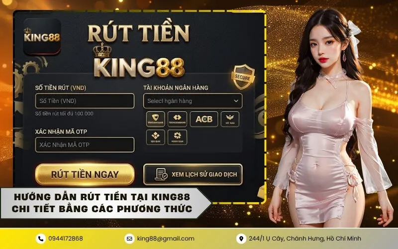 Hướng Dẫn Rút Tiền Tại KING88 Chi Tiết Bằng Các Phương Thức