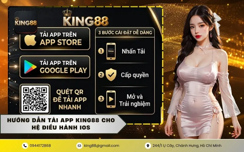 Hướng dẫn tải app KING88 cho hệ điều hành iOS