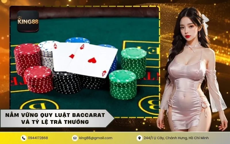 Nắm vững quy luật baccarat và tỷ lệ trả thưởng