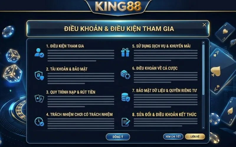 Quy định nạp tiền và rút tiền