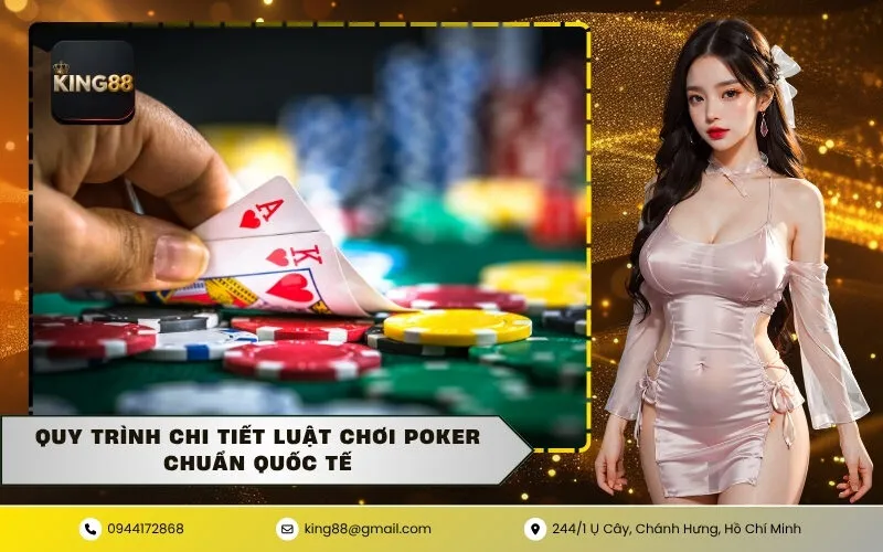 Quy trình chi tiết luật chơi Poker chuẩn quốc tế
