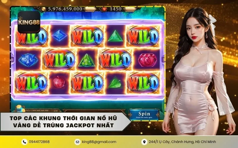 Top các khung thời gian nổ hũ vàng dễ trúng Jackpot nhất