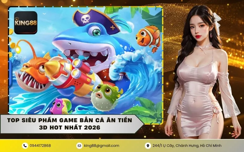 Top siêu phẩm game bắn cá ăn tiền 3D hot nhất 2026